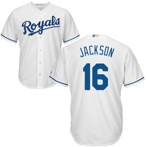 Royals #16 Bo Jackson White Cool Base Stitched Youth MLB Jersey